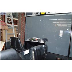 Screen, mirror, mounting hardware and Sharp XV-E55 projector