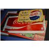Image 1 : Selection of signs including Pepsi and Coca-cola etc.