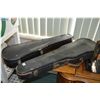 Image 1 : Large suitcase steamer and two empty violin cases