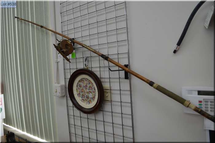 Vintage deep sea rod and reel