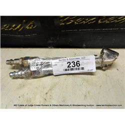 LOT: AIR HOSE FITTINGS, 2X THE MONEY