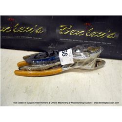 LOT: MISCELLANEOUS PLIERS, 4X THE MONEY