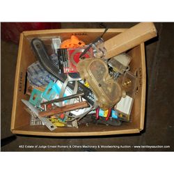 BOX: MISCELLANEOUS TOOLS & HARDWARE