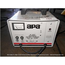 APA 206981 24 VOLT BATTERY CHARGER (print sequence:) 60769
