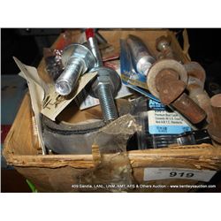 BOX: HARDWARE, BOLTS, TAPE