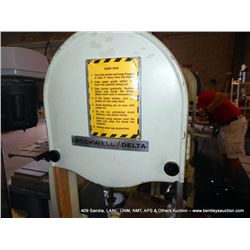 ROCKWELL BAND SAW 28-380 (print sequence:) FY1100789