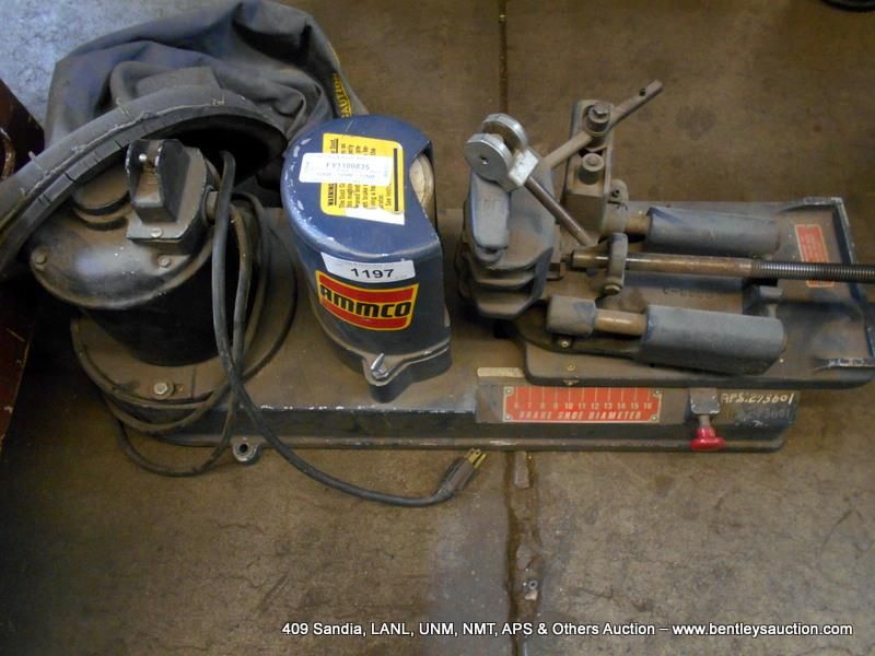 AMMCO BRAKE SHOE GRINDER (print sequence) FY1100835