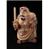 Image 1 : Exceptional Japanese immortal bone carving.  Signature