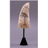 Image 1 : Native American scrimshawed Whale Tooth.  Commemorating