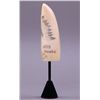 Image 2 : Native American scrimshawed Whale Tooth.  Commemorating