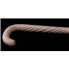 Image 3 : Rare solid African ivory cane. Carved