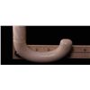 Image 8 : Rare solid African ivory cane. Carved