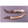 Image 1 : Two Native American cutting tools with Antler handles