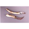 Image 2 : Two Native American cutting tools with Antler handles