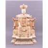 Image 1 : 20th Century, Chinese carved bone seated Emperor with
