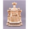 Image 1 : 20th Century, Chinese carved bone seated Empress with