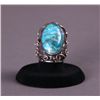 Image 2 : Native American Turquoise and Sterling Silver Ring with