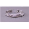Image 1 : Sterling silver and Cubic Zirc+B119onia bangle from