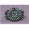 Image 1 : Early 1900's Zuni Native American turquoise cluster and