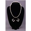 Image 2 : Antique Ivory necklace with heart shaped ivory