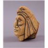 Image 2 : Native American Stone Sculpture of a Warrior with an
