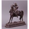 Image 1 : Circa Early 1900's, Bronze sculpture of Native American