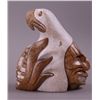 Image 2 : Shawn Thomas stone carving of warrior with eagle