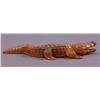 Image 3 : Wonderfully carved agate alligator with natural stone