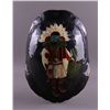 Image 1 : Native American hand painted turtle shell of Kachina.