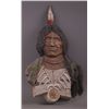 Image 1 : Indian Chief Sexton metal wall plaque, 1970 USA.