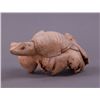 Image 1 : Turtle wood carving from a tree root.(Size: See last
