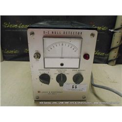 LEEDS & NORTHRUP 9834-1 DC NULL-DETECTOR