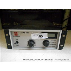 ION TECH INC SPS-400 CONTORL