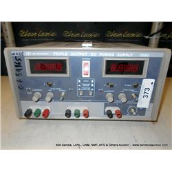 BK PRECISION 1660 TRIPLE OUTPUT DC POWER SUPPLY (print sequence:) 59965