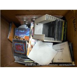 BOX: MISCELLANOEOUS CD'S & DVD'S