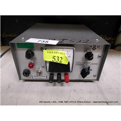 ABC REGULATED POWER SUPPLY (print sequence:) I-532