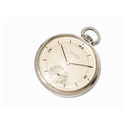 Ulysse Nardin Silver Pocket Watch, Switzerland, Around 1930
