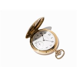 J. Assmann Glashütte Gold Savonette, Germany, Around 1910