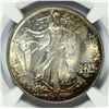 Image 2 : 1943 WALKING LIBERTY HALF DOLLAR NGC MS65 NICE!