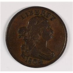 1804 HALF CENT VF-30