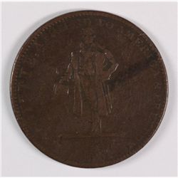 1841 HARD TIMES TOKEN