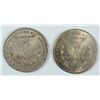 Image 2 : ( 2 ) 1878-S MORGAN SILVER DOLLARS, BOTH  AU,  NICE ORIGINAL COINS