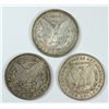 Image 2 : ( 3 ) 1878 7TF MORGAN SILVER DOLLARS,  AU ORIGINALS
