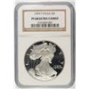 Image 1 : 1999 PROOF SILVER AMERICAN EAGLE NGC PF-68 UC