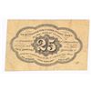 Image 2 : 1862 TWENTY FIVE CENT US POSTAGE CURRENCY