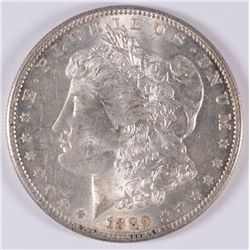 1889-S MORGAN SILVER DOLLAR, MS-63