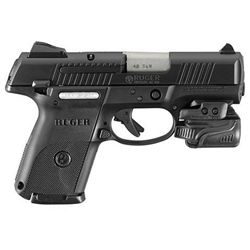 RUGER SR9C W/ CRIMSON TRACE LIGHT 9MM - UPC: 7366760333
