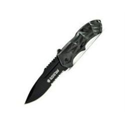 lack Ops, 3rd Gen., Gray Aluminum, Black Blade, ComboEd