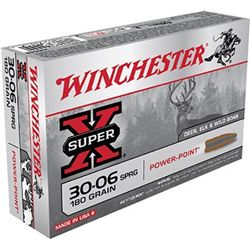 Winchester Ammo X30064 Super X 30-06 Spg Power-Point 18