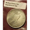 Image 2 : 192. 1934 D U.S. Peace Silver Dollar. Mint Error. Struck on a planchet that had either a severely wo